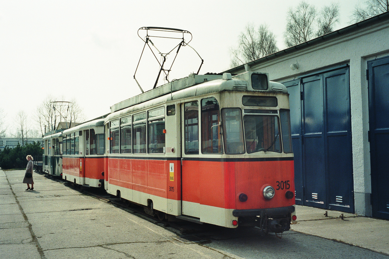 Berliner Straßenbahn 3015, Typ TZ69 in Prora, 199x